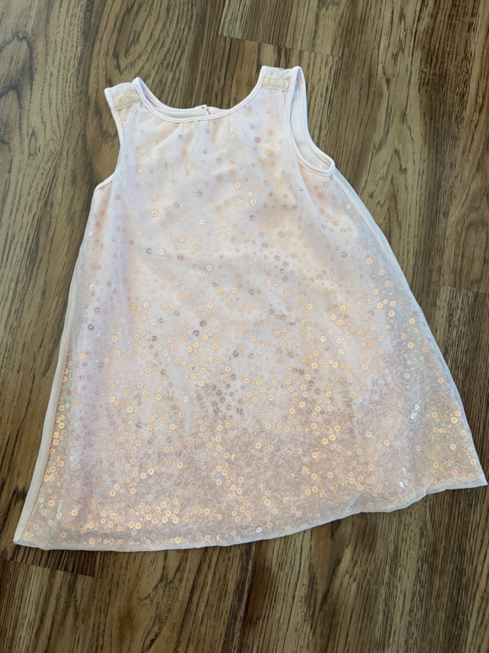Cat & Jack Pink Sequin Overlay Girls' Formal Dress - size 3T